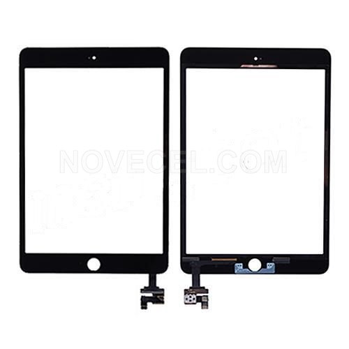 A+ Touch Screen Digitizer with IC Control for iPad mini 3(ORI Quality) - Black