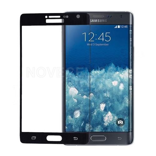 Front Screen Glass Lens for Galaxy Note Edge N915-Black
