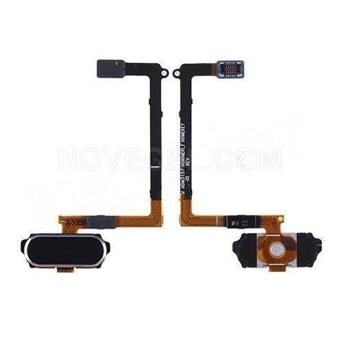 Refurbished Home Button with Flex Cable for Samsung Galaxy S6 G920-Black Sapphire