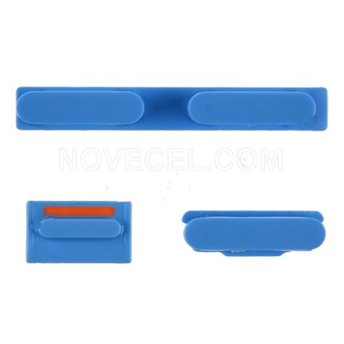 Side buttons for iPhone 5C-Blue