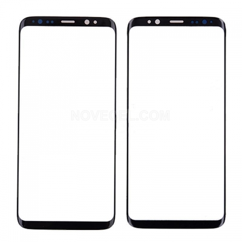 A+ Front Screen Glass Lens for Galaxy S8_Black