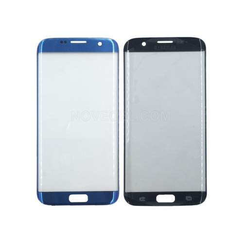 A+ Front Screen Glass Lens for Samsung Galaxy S7 Edge G935-High Quality/Coral Blue
