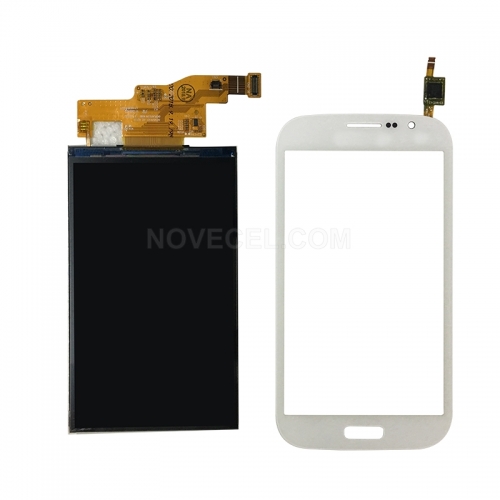 OEM Refurbished Front Touch Screen Glass and Inner LCD Display for Samsung i9060 - White