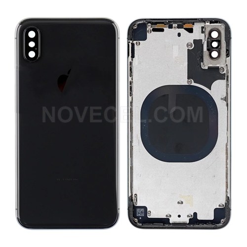 Full Rear Housing Cover for iPhone XS Max -Black