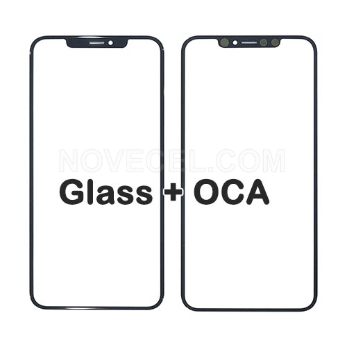 A+ Quality Front Glass with OCA for iPhone XS Max_Black