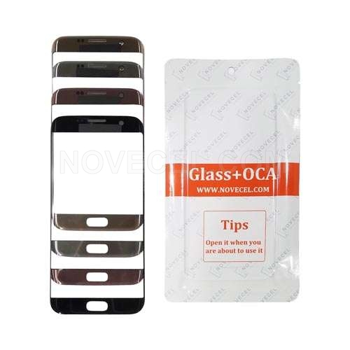 A+ Front Glass+OCA for Samsung Galaxy S7 edge_Silver