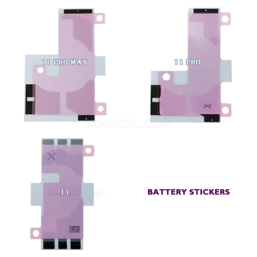 50 Pcs/Lot OEM Battery Adhesive Sticker for iPhone 11 Pro