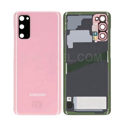 Battery Housing (with Camera Frame) for Samsung Galaxy S20_Pink