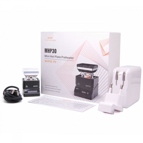 MHP30PD Mini Hot Plate Preheater with PD Charger and EU Adapter Set